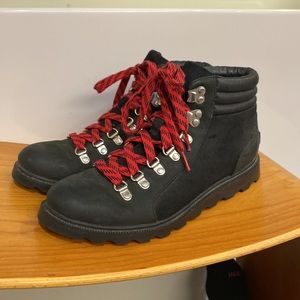 Sorel hiking or city kicking boots.